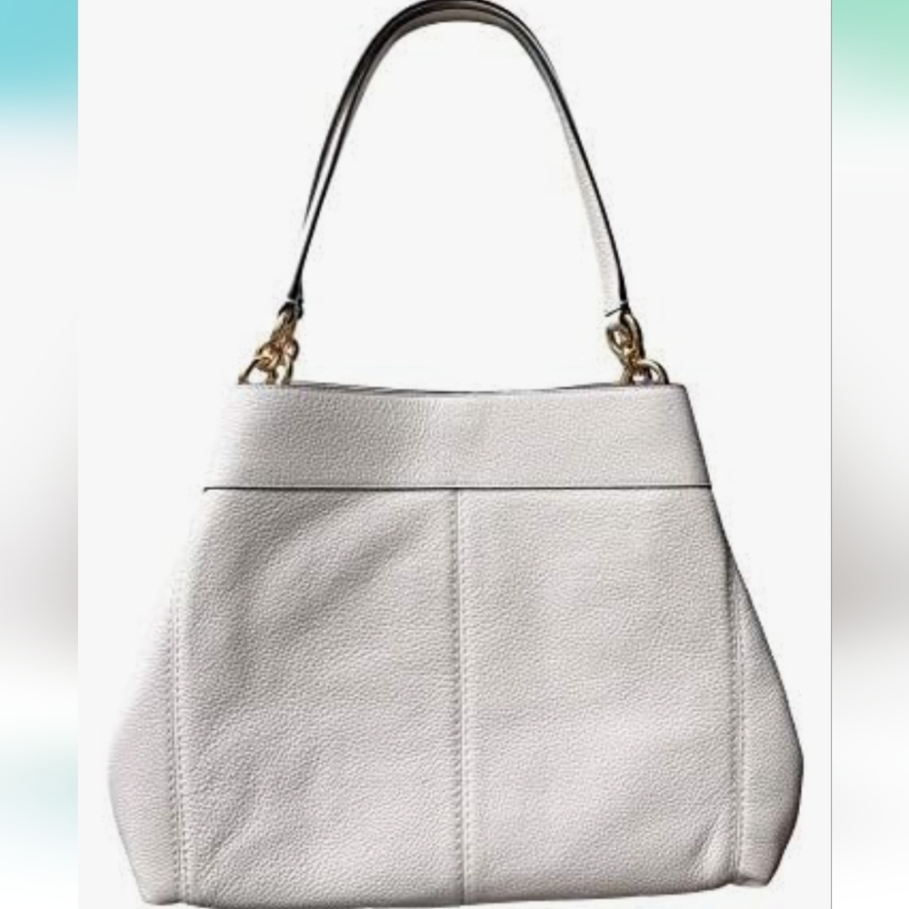 COACH Pebbled Leather Lexy Shoulder bag - Picture 3 of 17